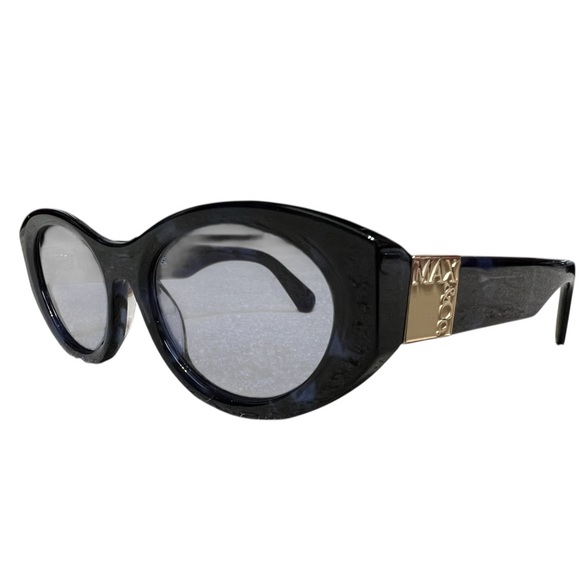 Max & Co Blue Tortoise Shell Rounded Cat Eye Sun Glasses - Picture 4 of 6